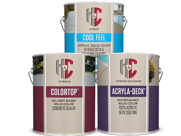 HC Concrete tinturas de colores solidos