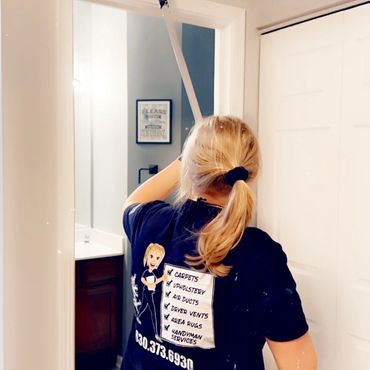 Doing a refresh paint coat for a kitchen