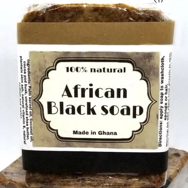 Real African black soap