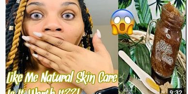 Youtube vlog. like me natural skincare review