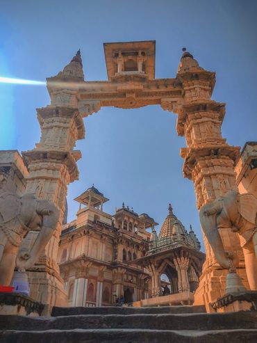 Jagat Shiromani is a Hindu temple situated in Amer, India. Jaipur