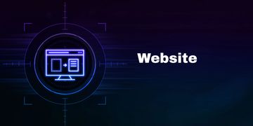 The website development, Landing page