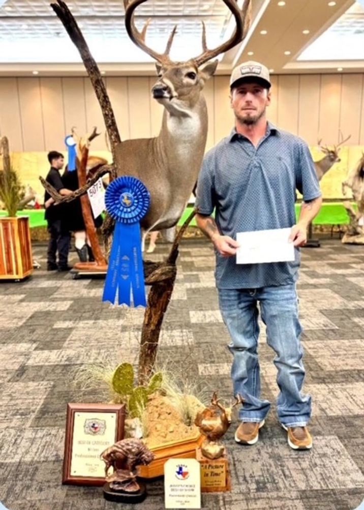 2025 Texas Taxidermy Competition:
Best of Category
Judge's Choice
Pro 1 Award
A Picture in Time
