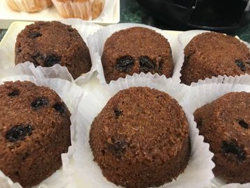 Honey Bran Raisin Muffins