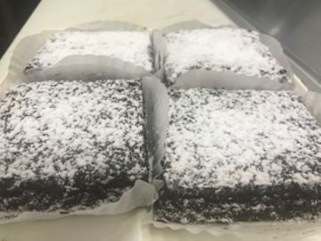Powered Sugar Brownie