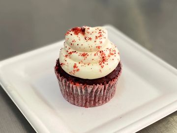 Red Velvet Cupcake at Harvard St. Bakery & Cafe