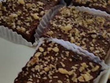 Brownie Frosted with Nuts