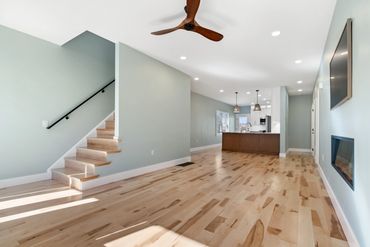 Living room to kitchen