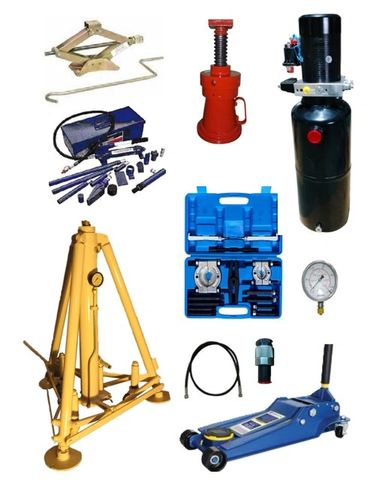 AIRCRAFT JACK
FLOOR JACK
TROLLEY JACK
BODY REPAIR KIT
DC POWERPACK
SEPARATOR
SCREW JACK
HOSE PIPE