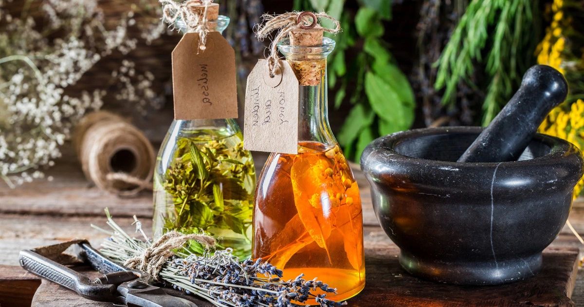 Green Bottle Herbs Herbs, Essential Oils