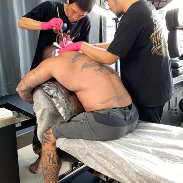 Joker Brothers Tattoo Patong Phuket, Tattoo Studio, tattoo Session