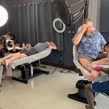 Joker Brothers Tattoo Patong Phuket, Tattoo Studio, tattoo Session