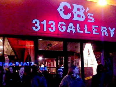 CB's 313 Gallery. CBGB. Bowery. Manhattan, New York. 