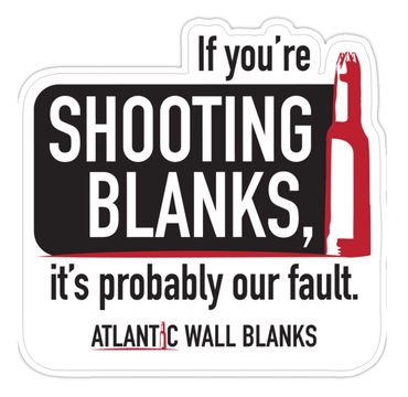 Atlantic Wall Blanks sticker design