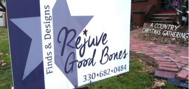 Rejuve Good Bones yard sign.
