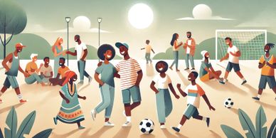 Illustration simple et accueillante pour la section "Pourquoi participer au Festival de Gatineau ?",