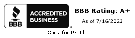 Be sure to check out our BBB profile!