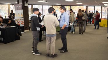 Event Photography featuring exhibitors and attendees of a local Chicago job fair