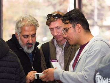Event Photography featuring exhibitors and attendees of a local Chicago job fair