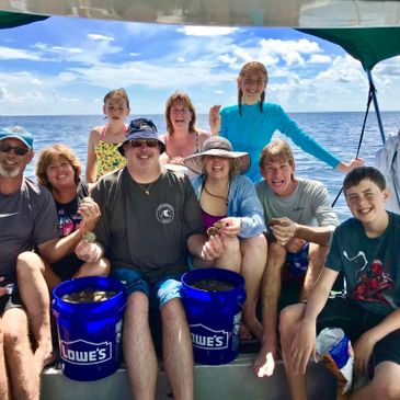 Big Families, or small we accept all new comers and returning scallopers!