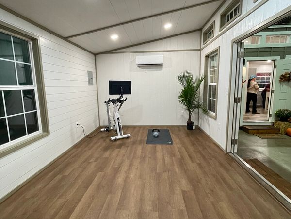 New Port finished for a yoga/ gym.