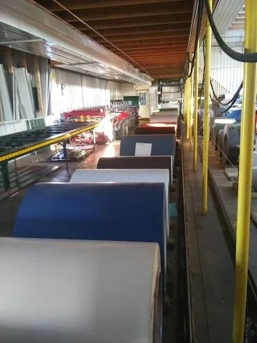 rolls of metal coils