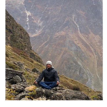 Meditation in Himalayas