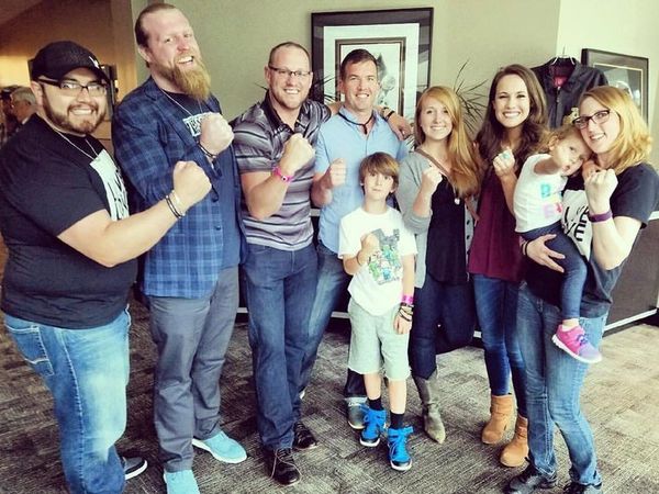 group of smiling people