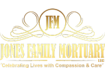 Logo for Jones Family Mortuary.