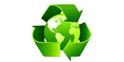 green image that represents recycling