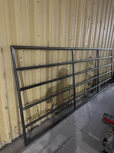 Welding metal fence
