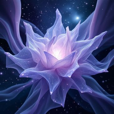 Flower of the cosmos. Light Language and soul language.