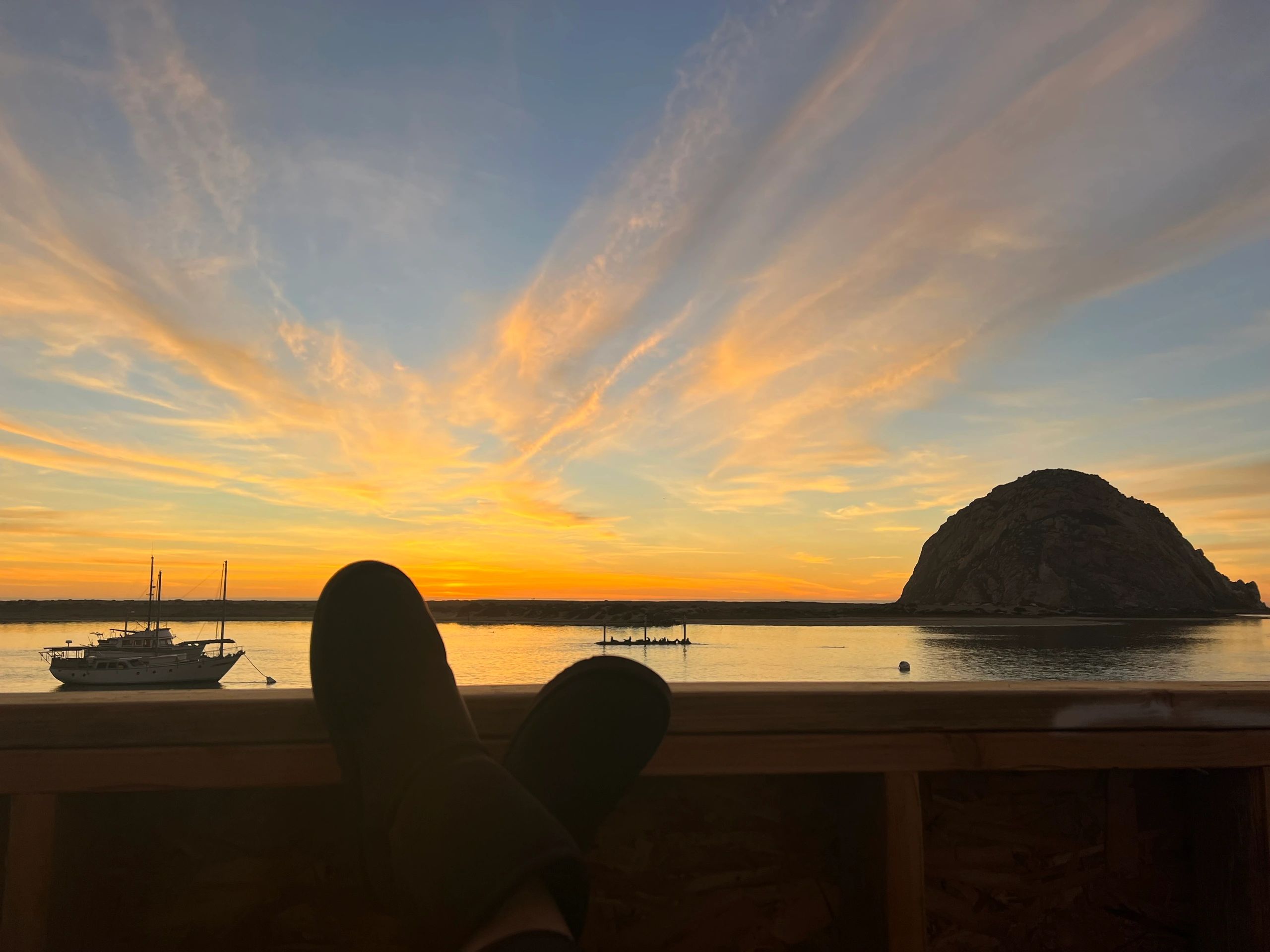 Sunset Yoga in Morro Bay