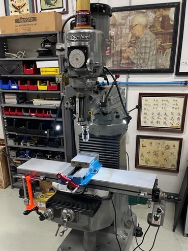 Babin No Drill Accordion Way Cover and Knuckle Mounted LED Work Light on Bridgeport Series 1