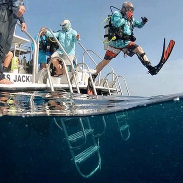 Deep Ladders
Newton 46 Dive boat with COI for 36 divers