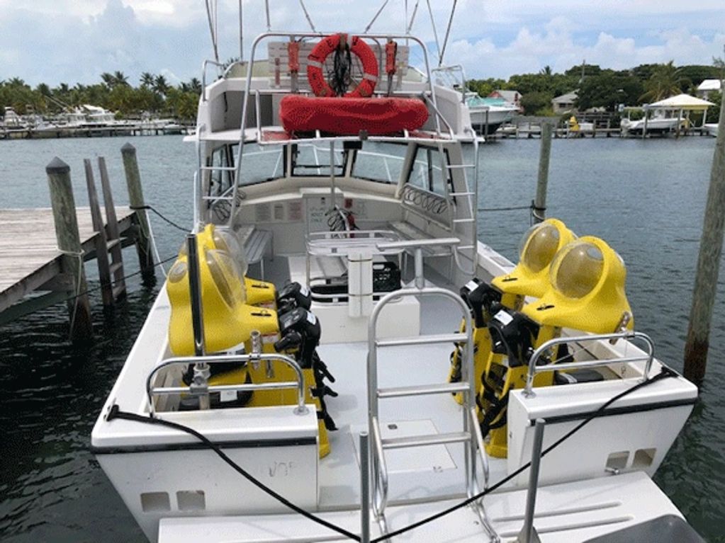 Diving Deck and Ladders
2011 Island Hopper built with a COI