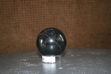 Black stone sphere of unknown origin