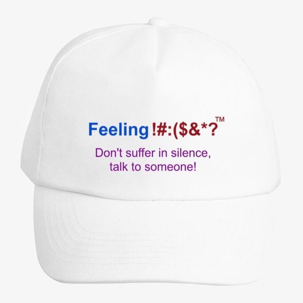 Baseball Cap - Don't suffer in silence, talk to someone!