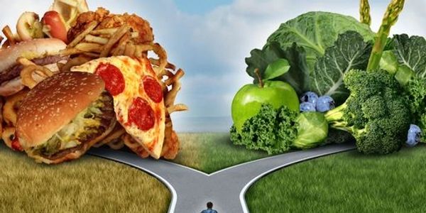healthy vs unhealthy food