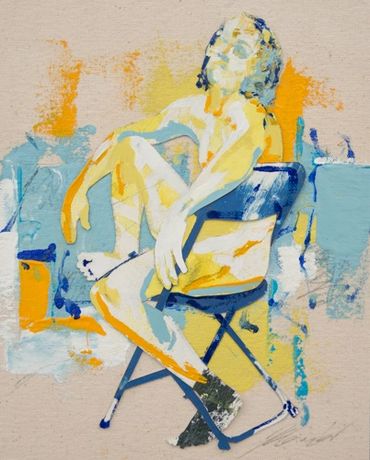 Geo & The Blue Chair
Jason Lee Gimbel
Figurative
Figure Painting
Contemporary Art 
Oil Painting
