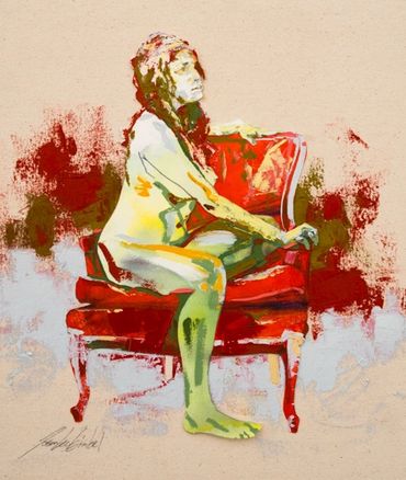 Serena & The Red Chair
Jason Lee Gimbel
Figurative Artists
Figure Painting
Contemporary Art 

