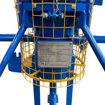 Side stream magnetic oil filter manufactured by Kanga Technical Consulting.