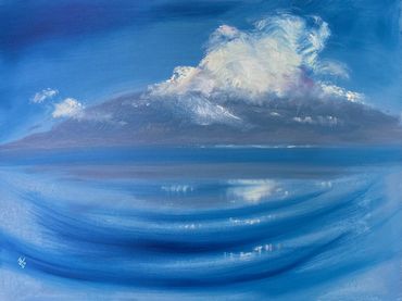 Seascape commission painting by John Anthony Lawrence