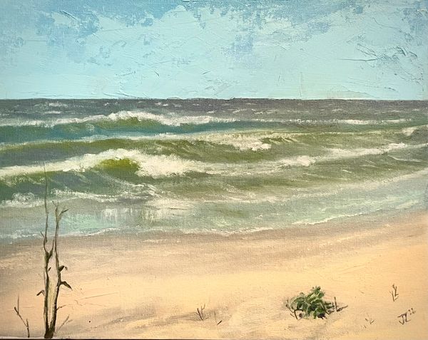image loading - Kiawah Beach painting