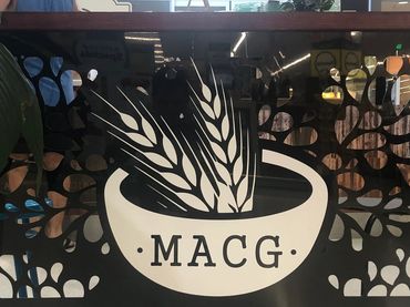 Cnc Cut Screens build into a custom cafe barrier