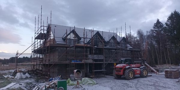 Block Work on new build.