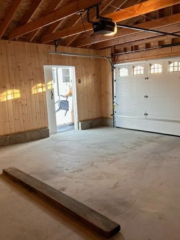 Garage wall installation