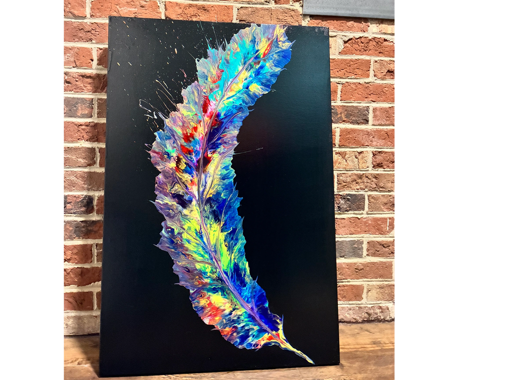 Splatter Me Feather