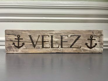 Name Plaque, Wooden sign