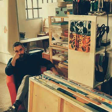 Open studio day at MOCA Toronto 2020. The time I was working on Houseplant series.
Soroush Dabiri